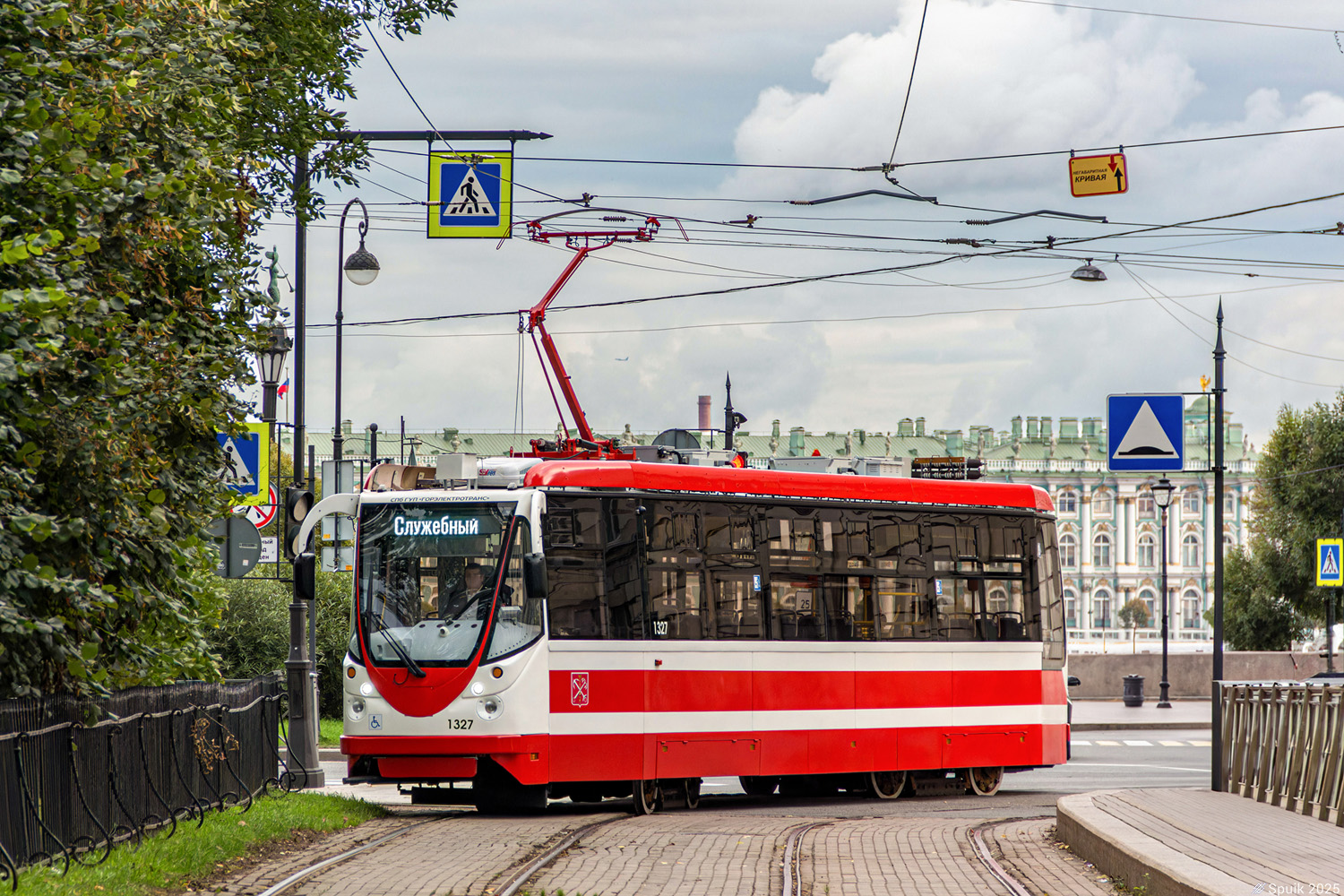 სანქტ-პეტერბურგი, 71-134A (LM-99AVN) № 1327; სანქტ-პეტერბურგი — Exhibition of cars for the 118-th anniversary of tram system