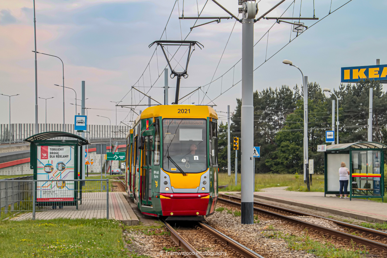 Лодзь, Konstal 805NaND № 2021