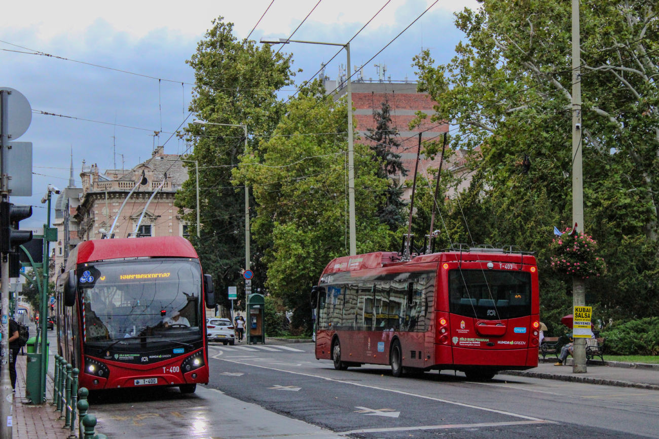 Сегед, SOR TNS 12 (Rail Electronics CZ) № T-400; Сегед, SOR TNS 12 (Rail Electronics CZ) № T-403