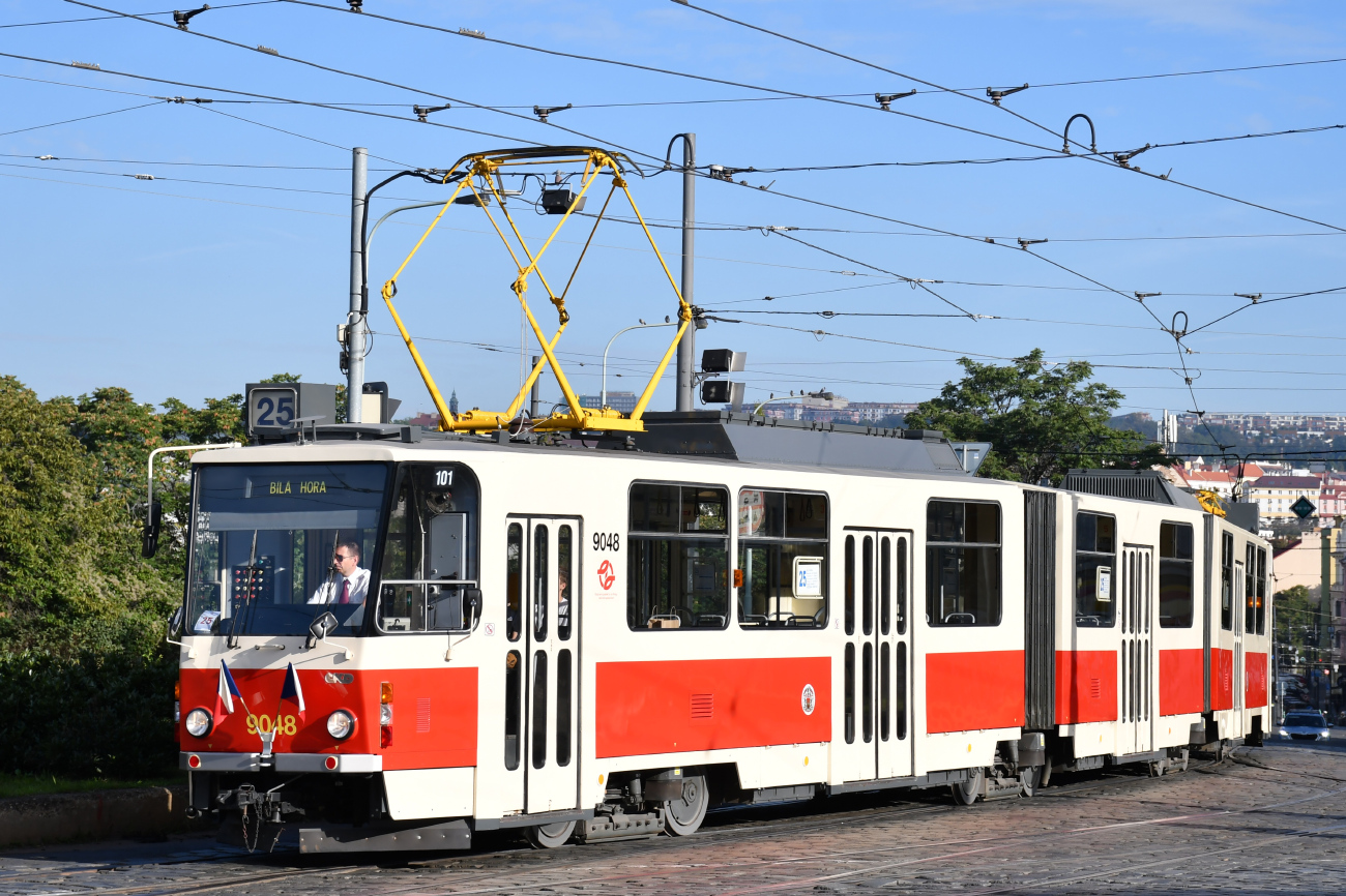 Прага, Tatra KT8D5 № 9048; Прага — 150 лет городскому транспорту в Праге