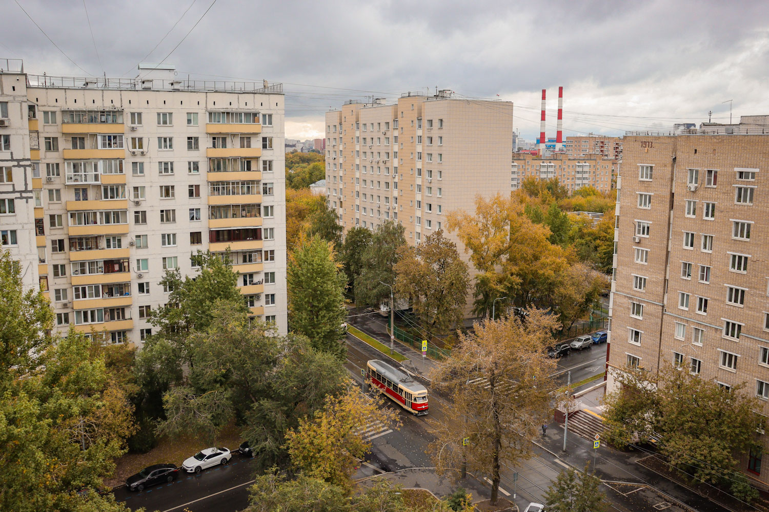 Москва — Виды с высоты; Москва — Трамвайные линии: ЦАО
