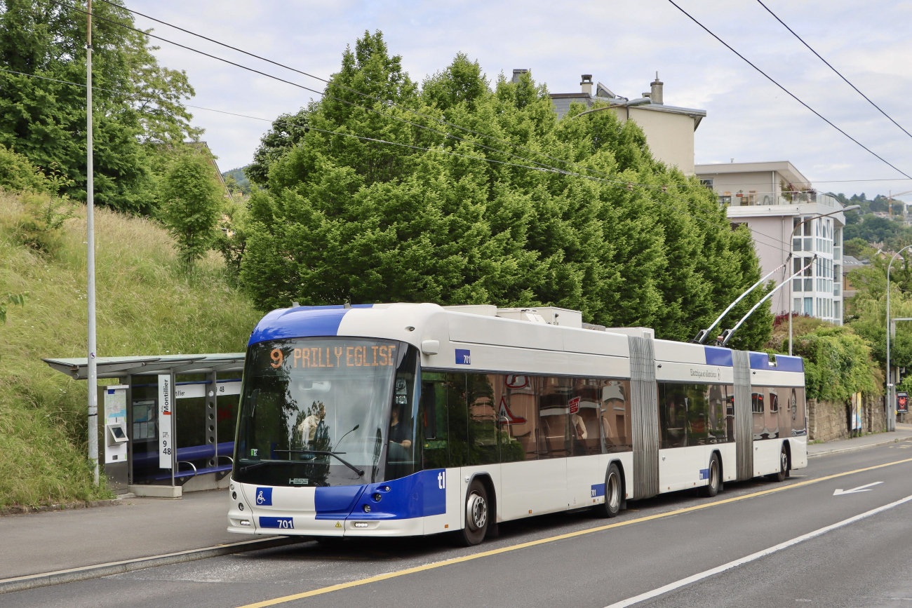 Lausanne, Hess lighTram 25 DC nr. 701 Lausanne, Hess lighTram 25 DC nr. 701