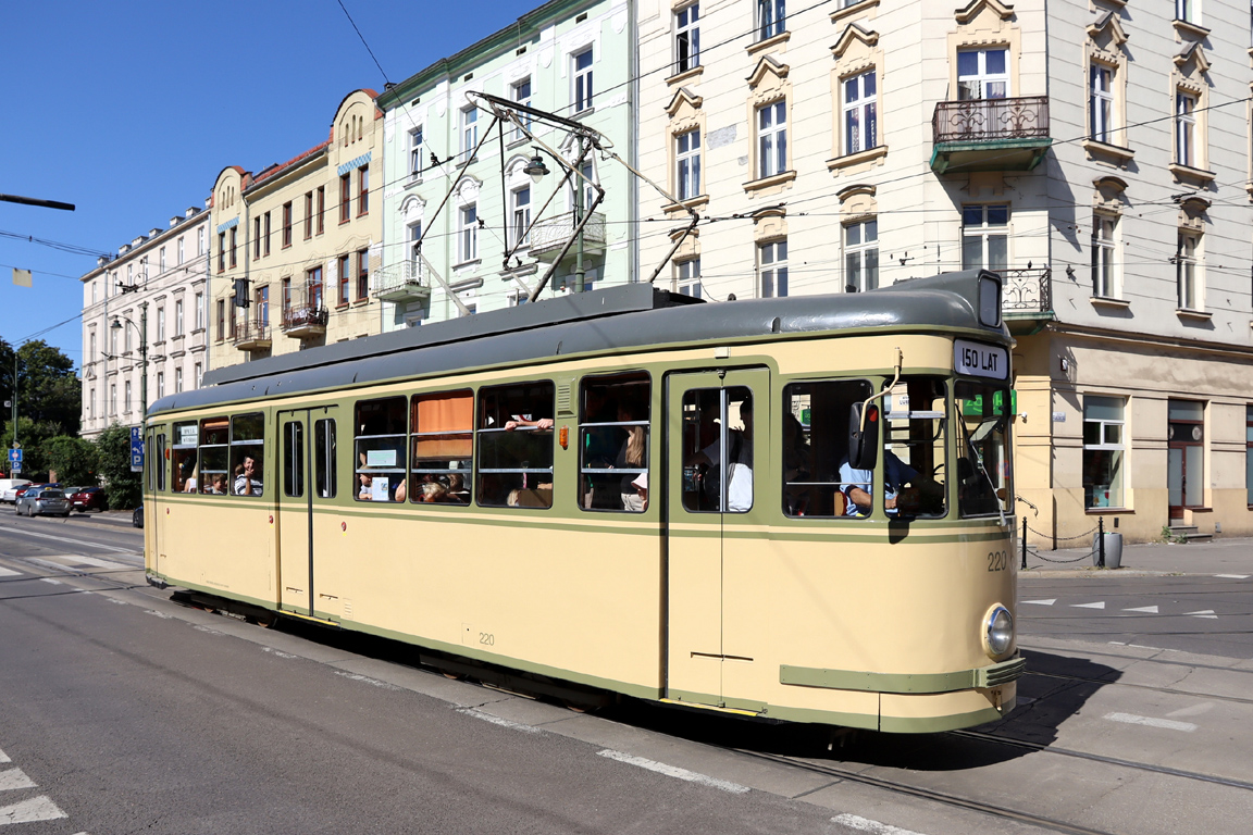 Krokuva, MAN T4 nr. 220; Krokuva — 150th anniversary of city transport