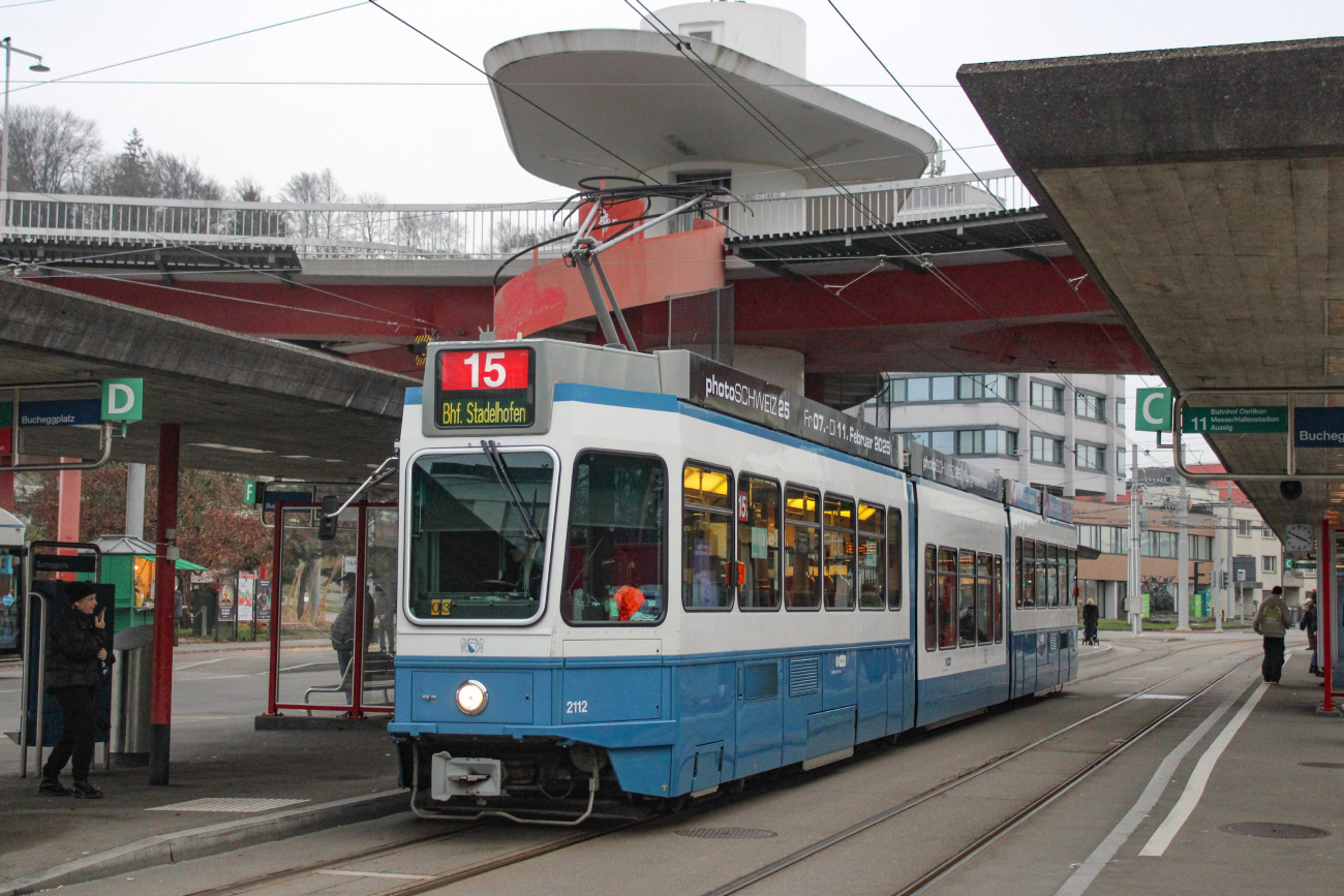 Цюрих, SWP/SIG/ABB Be 4/8 "Tram 2000 Sänfte" № 2112