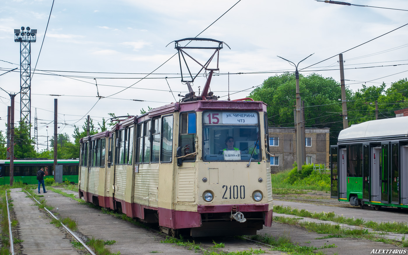 Челябинск, 71-605 (КТМ-5М3) № 2100