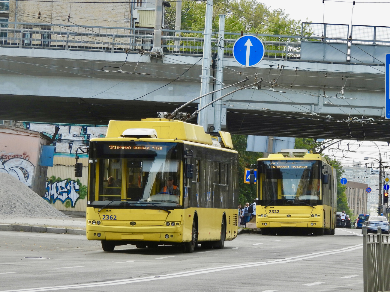 Киев, Богдан Т70117 № 2362; Киев, Богдан Т90110 № 2322