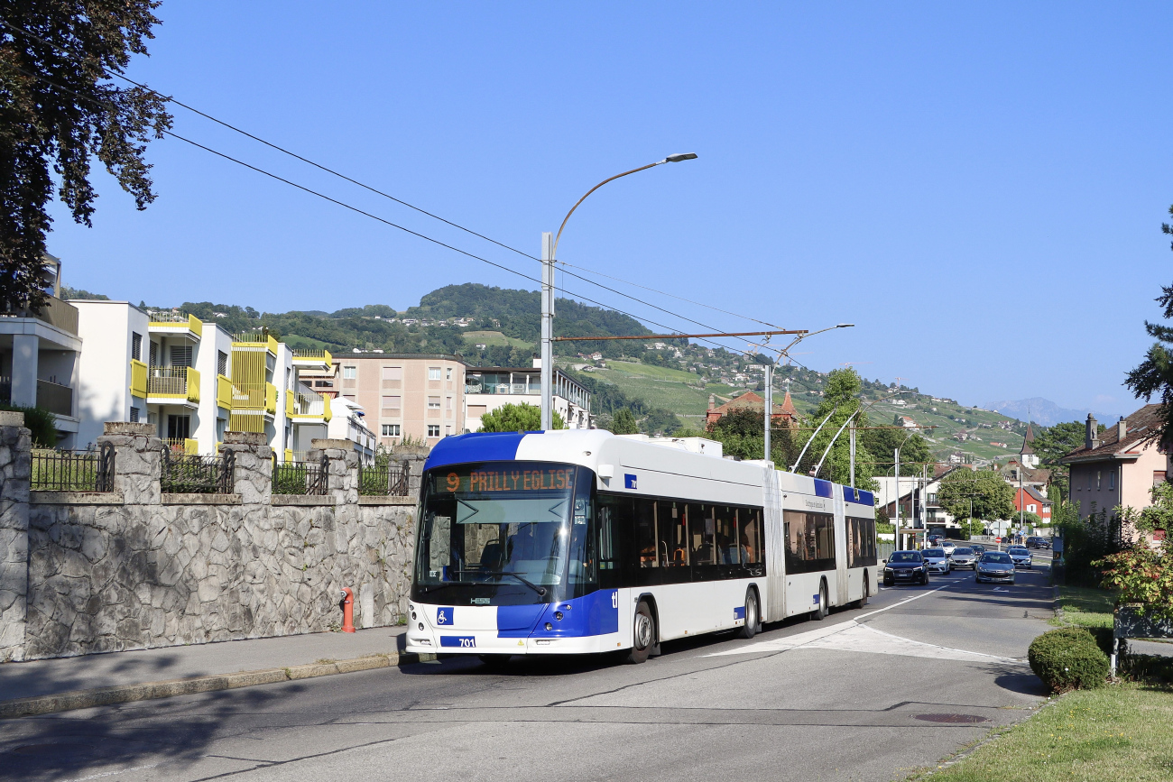 洛桑, Hess lighTram 25 DC # 701