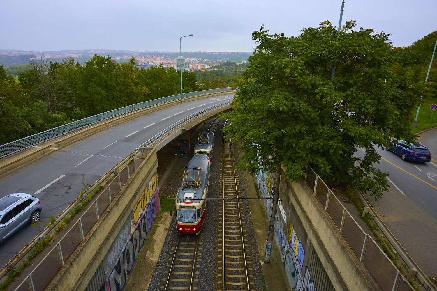 Прага, Tatra T3R.P № 8494