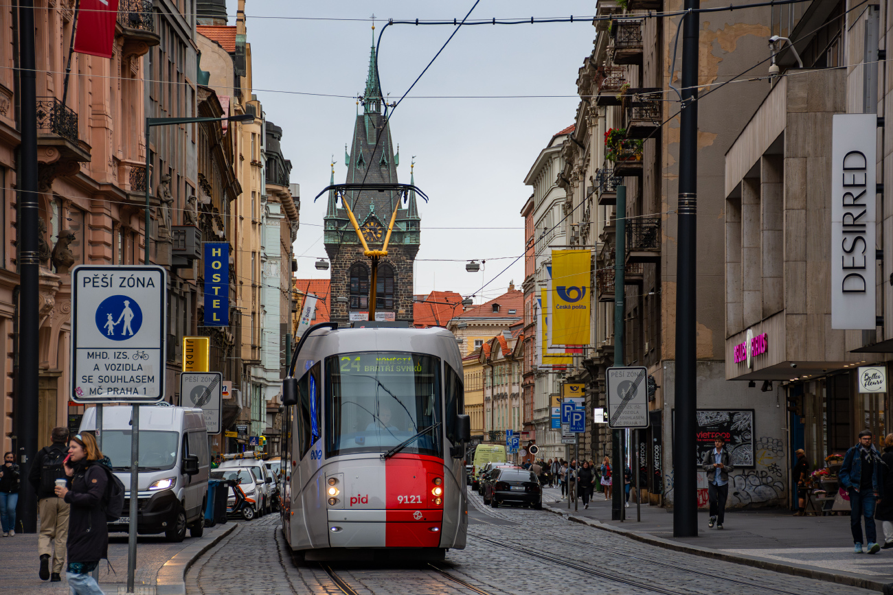 Прага, Škoda 14T Elektra № 9121