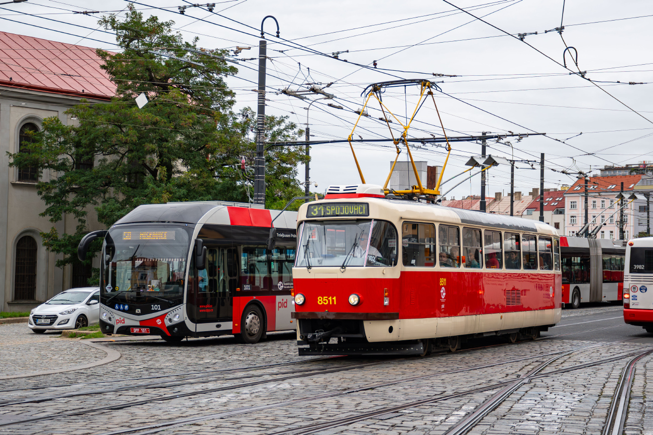 Прага, Tatra T3R.P № 8511