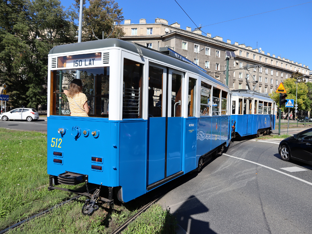 Краков, Konstal ND № 512; Краков — 150 лет городскому транспорту