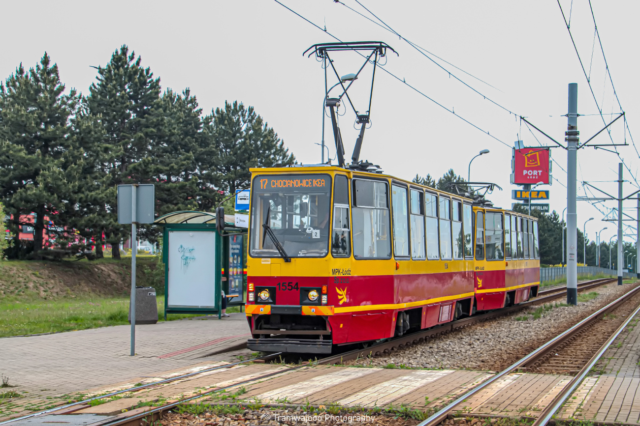 Лодзь, Konstal 805Na № 1554