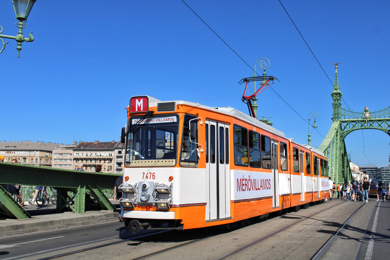 布达佩斯, Ganz CSMG2 # 7476; 布达佩斯 — Car-Free Weekend (20-21.09.2025)