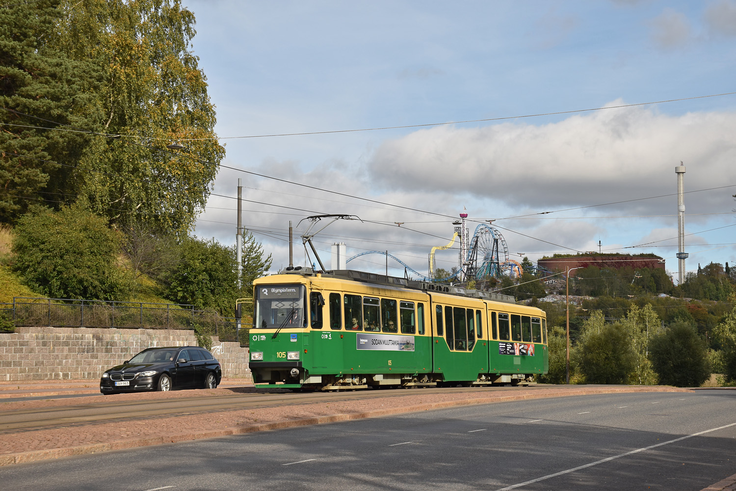 Хельсинки — Эспоо, Valmet MLNRV2 № 105