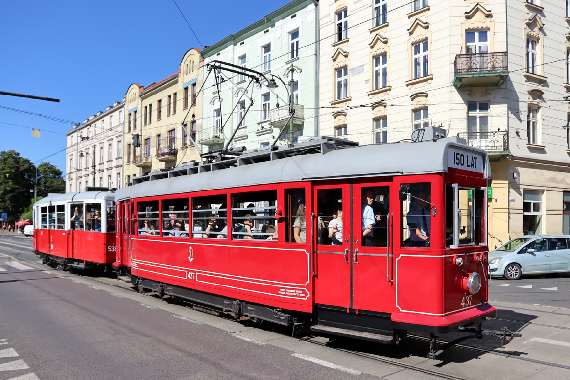 Cracovie, WIwK/GFW K N°. 437; Cracovie — 150th anniversary of city transport