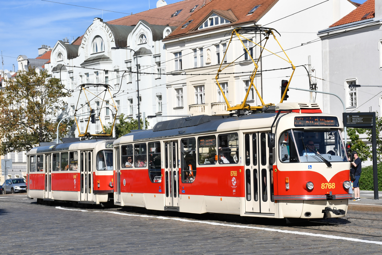 Прага, Tatra T3R.PLF № 8768