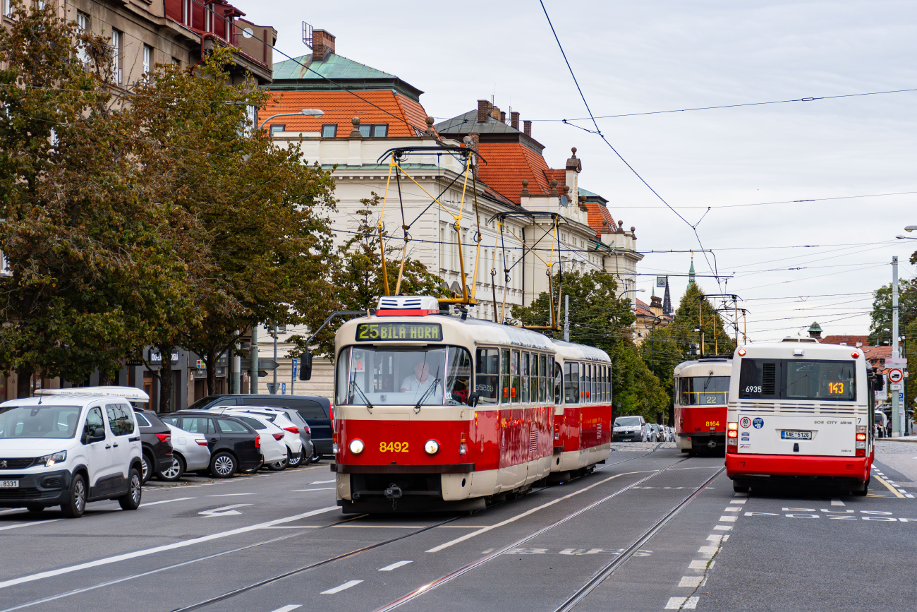 Прага, Tatra T3R.P № 8492