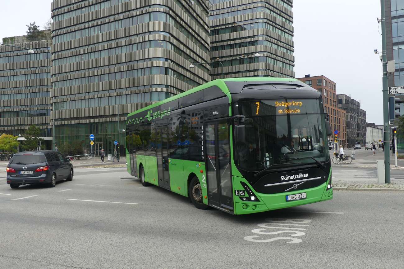 Malmö, Volvo 7900E № 3758