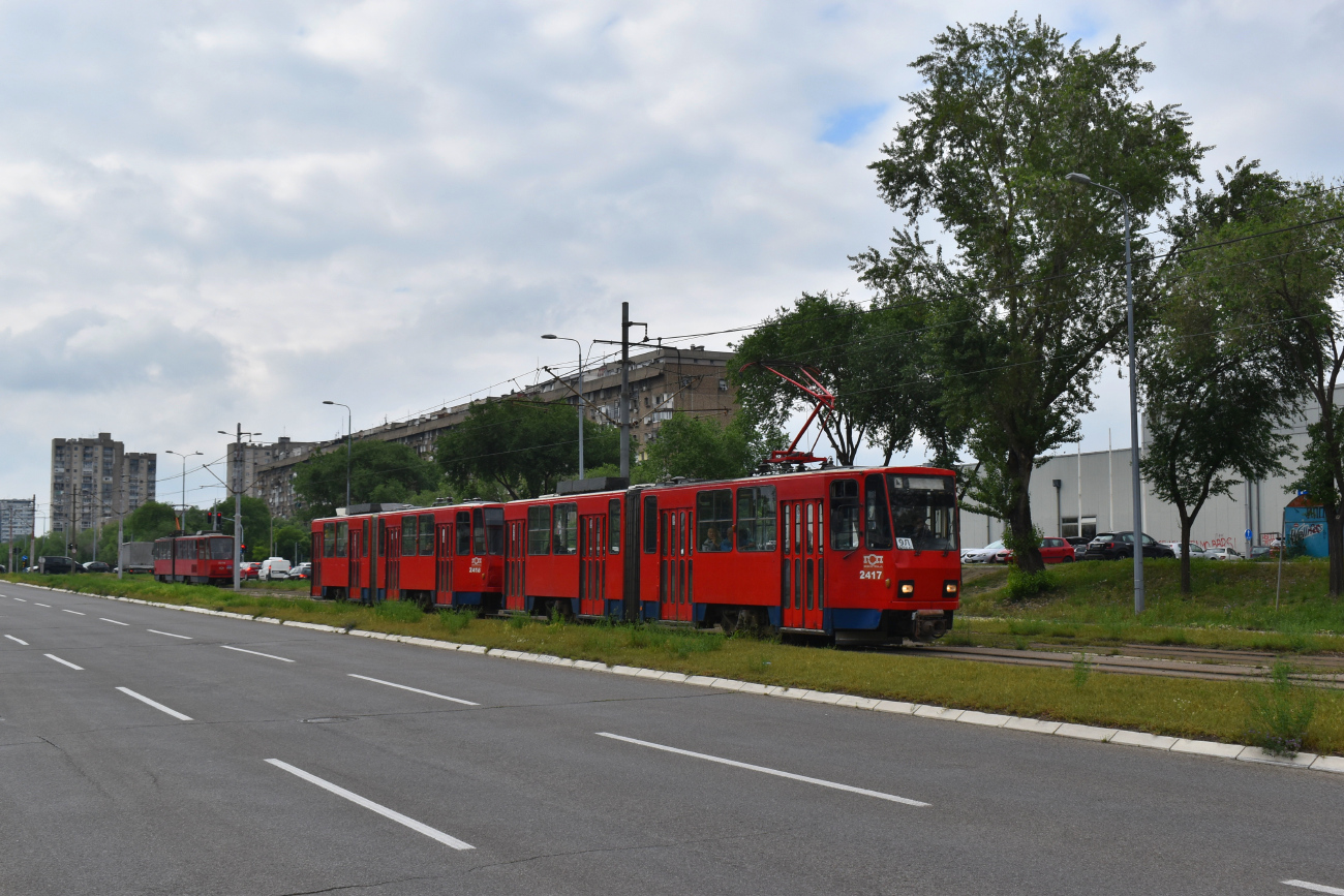 Belgrad, Tatra KT4M-YUB # 2417