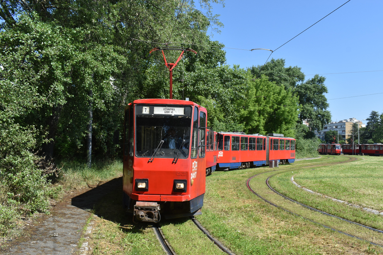 Белград, Tatra KT4M-YUB № 2417