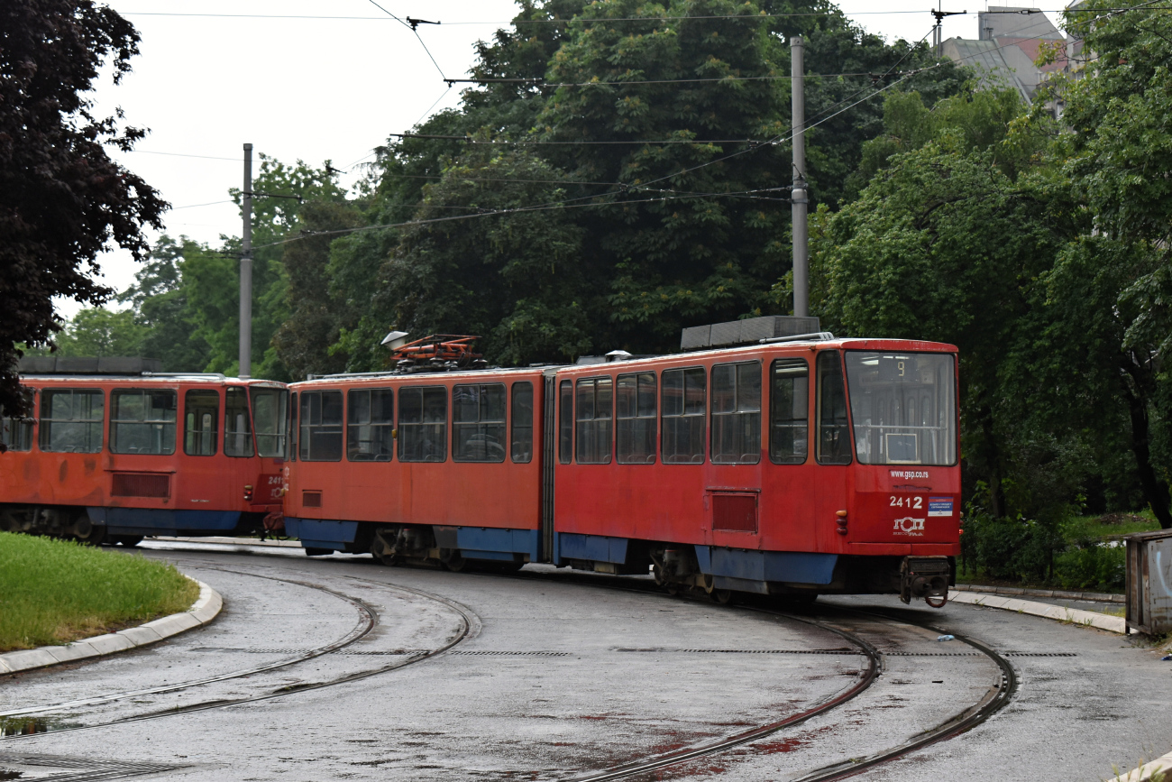Белград, Tatra KT4M-YUB № 2412
