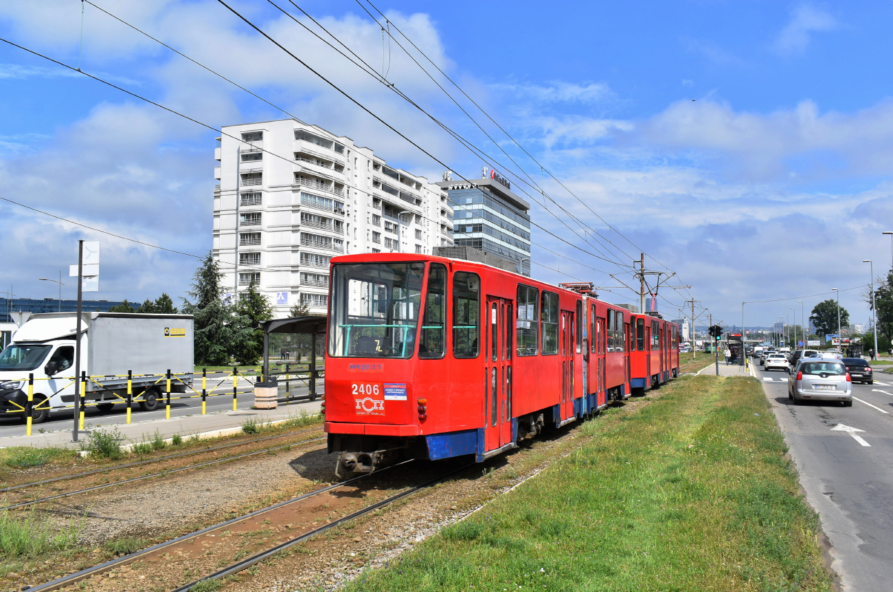 Белград, Tatra KT4M-YUB № 2406