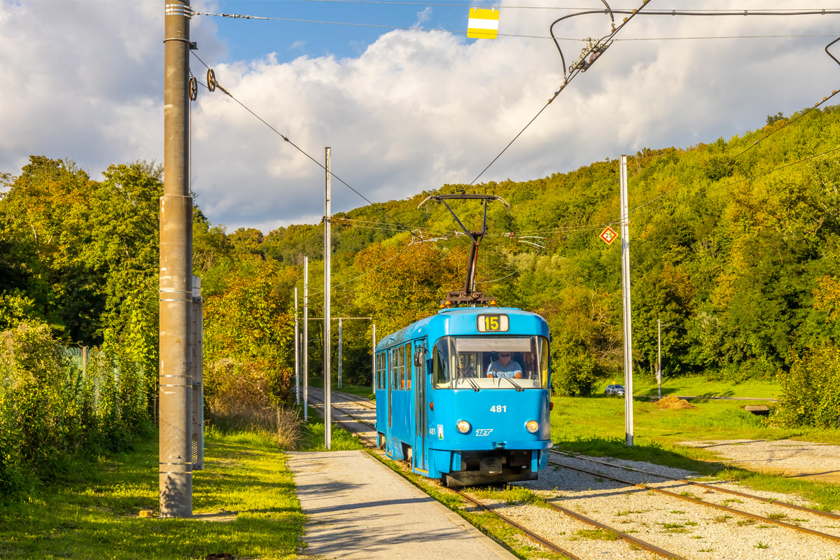 Загреб, Tatra T4YU № 481
