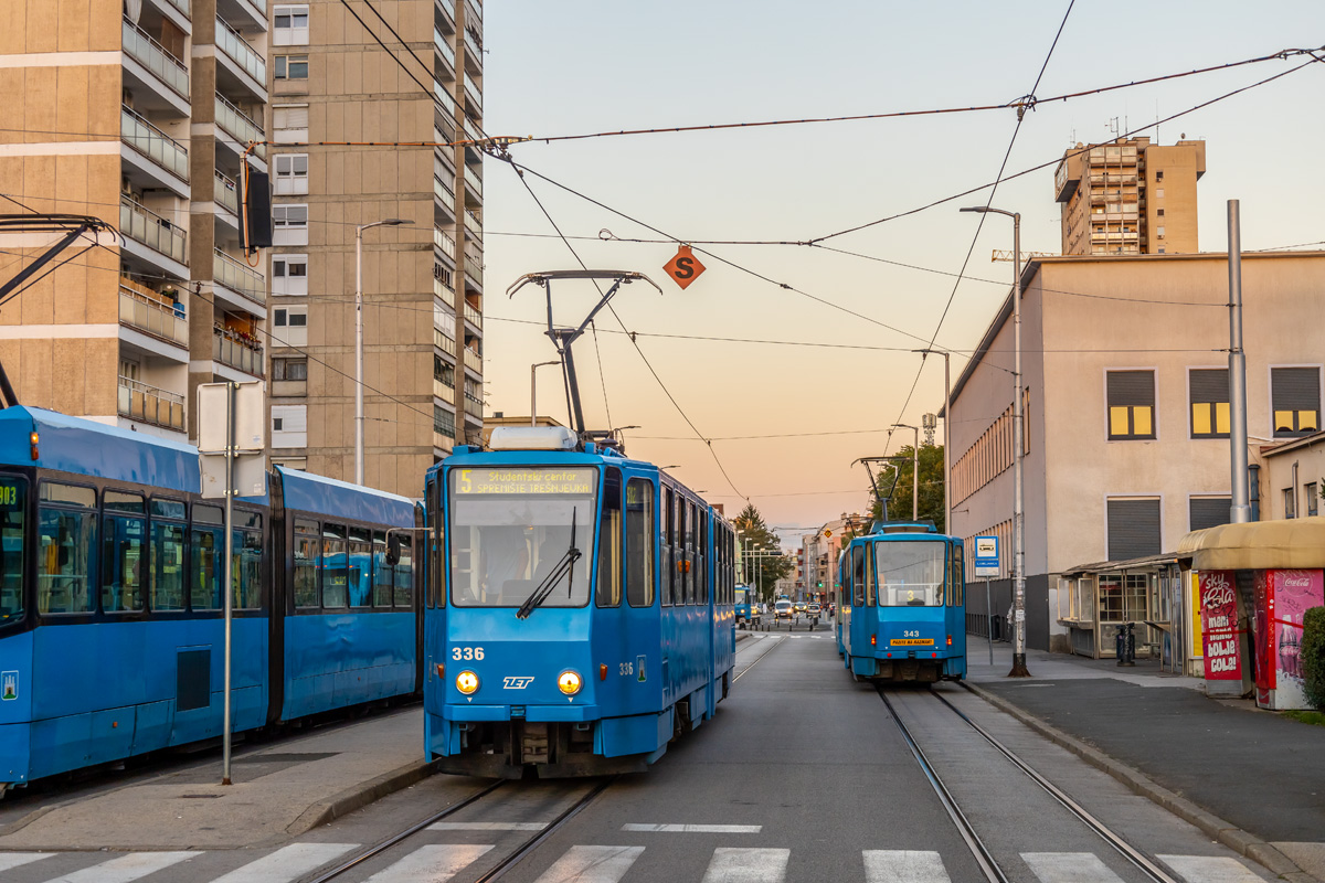 Загреб, Tatra KT4YU № 336