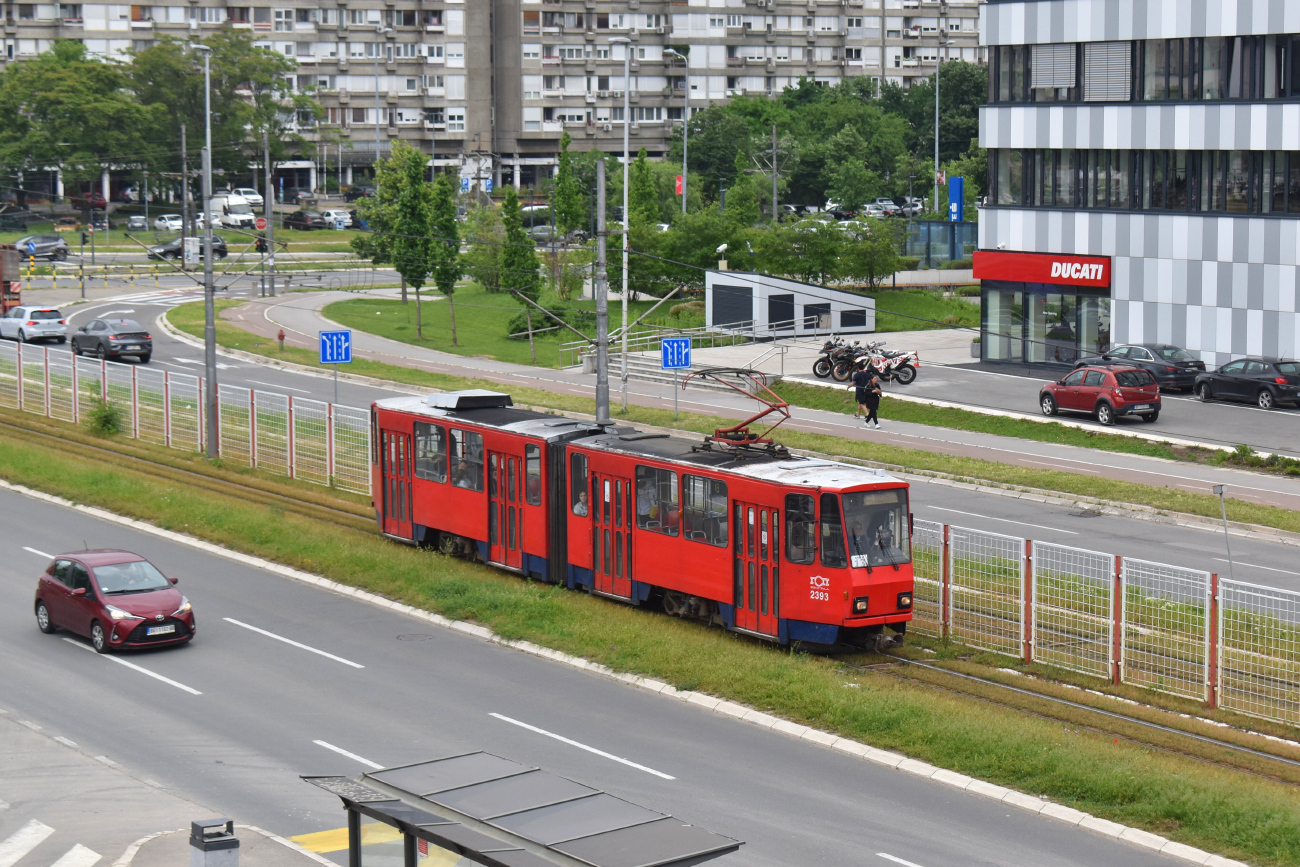 Белград, Tatra KT4YU № 2393