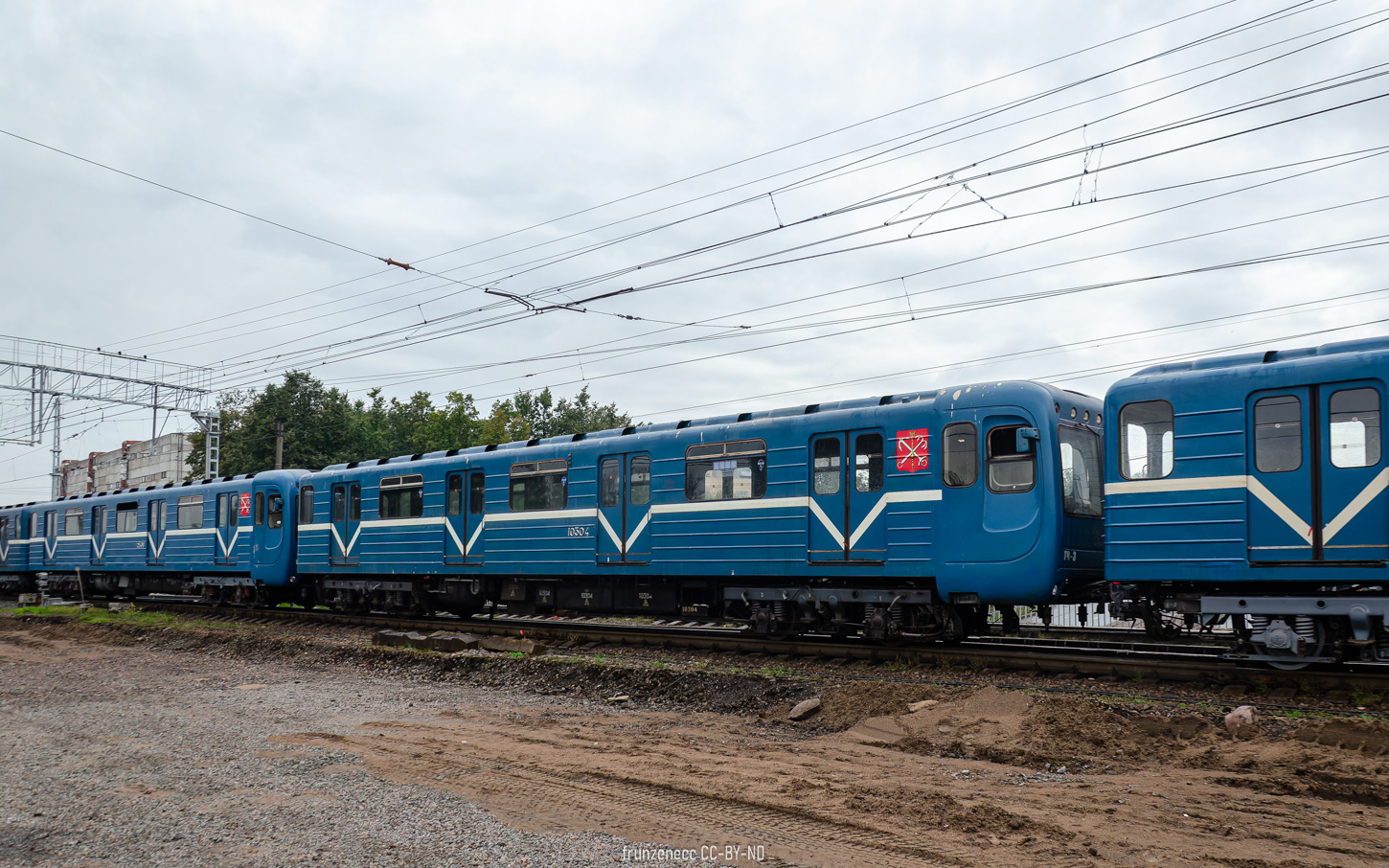Saint-Petersburg, 81-540.8 č. 10304; Saint-Petersburg — Metro — Transport of subway cars by railway