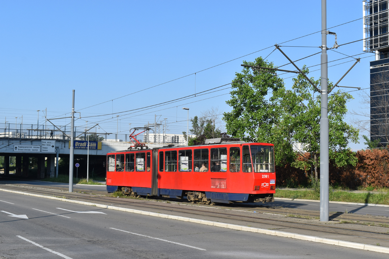 Белград, Tatra KT4YU № 2381