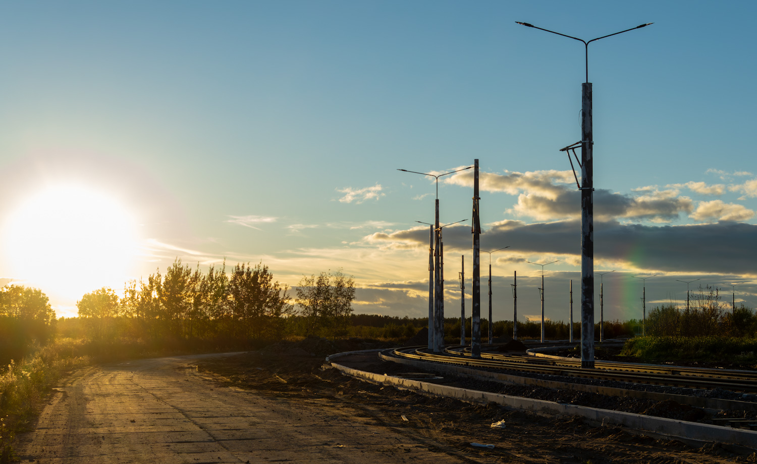 Санкт-Петербург — Строительство трамвайной системы «Славянка»