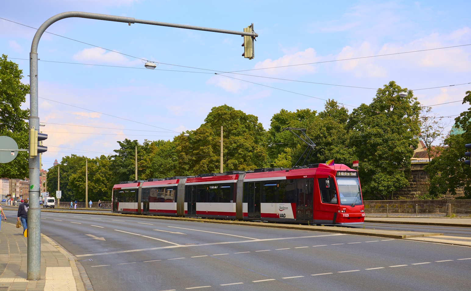 Нюрнберг, Adtranz GT8N2 № 1123