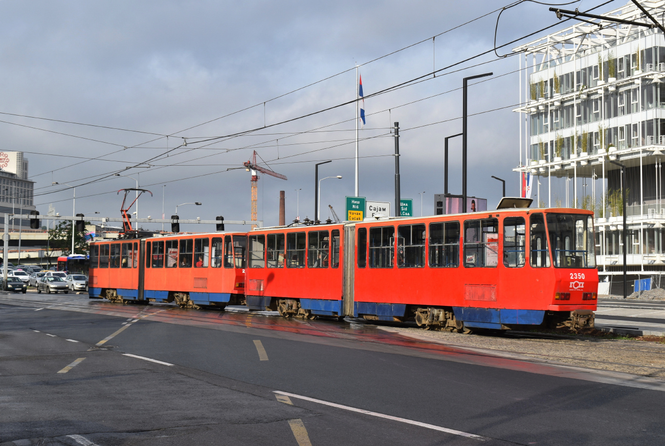 Белград, Tatra KT4YU-M № 2350
