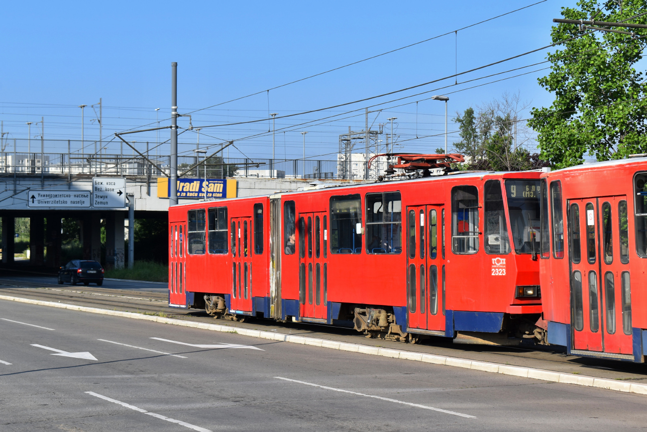 Белград, Tatra KT4YU-M № 2323