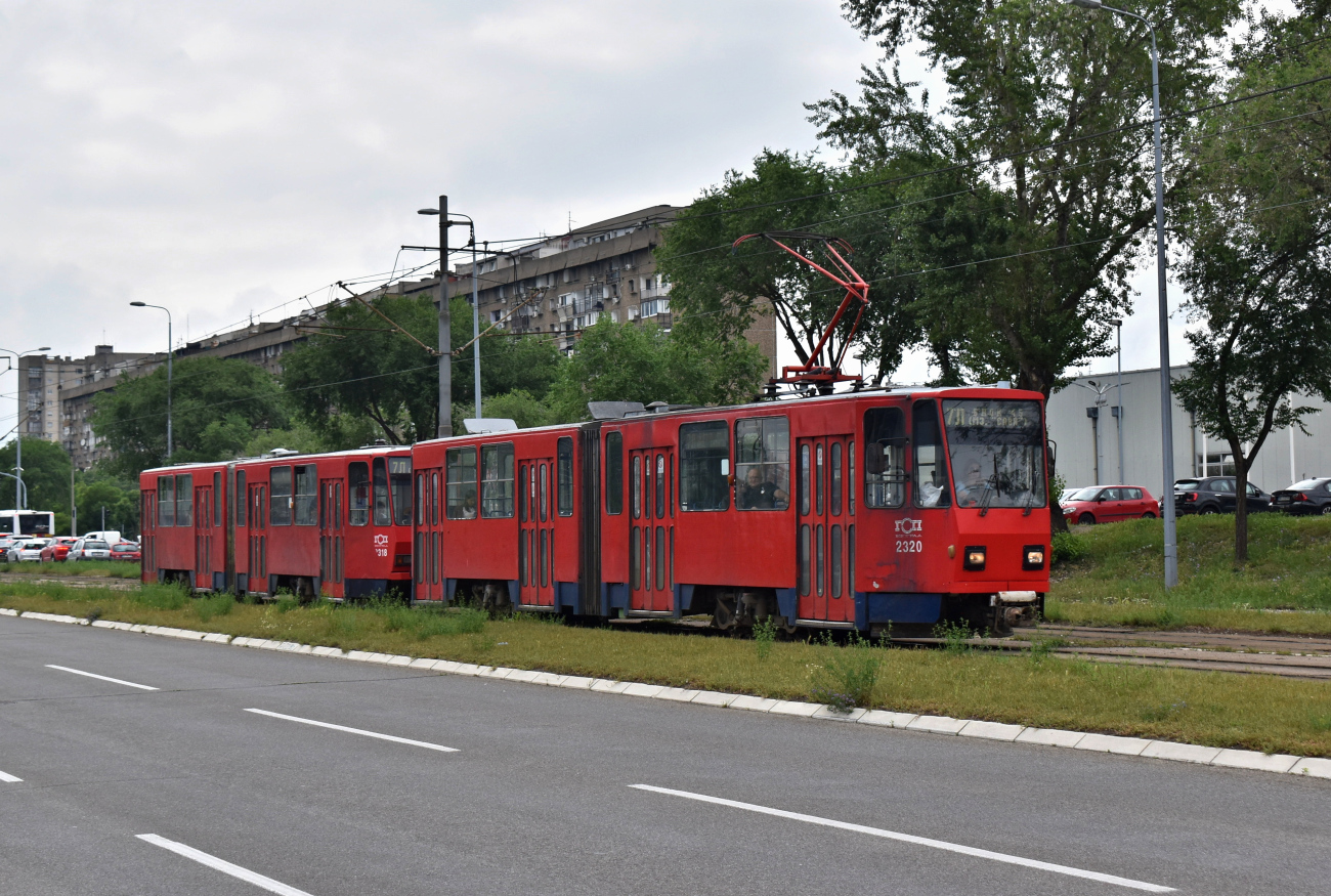 Белград, Tatra KT4YU-M № 2320