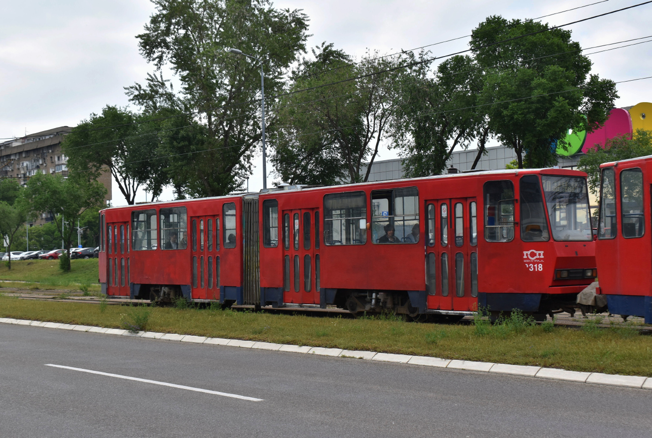 Белград, Tatra KT4YU-M № 2318