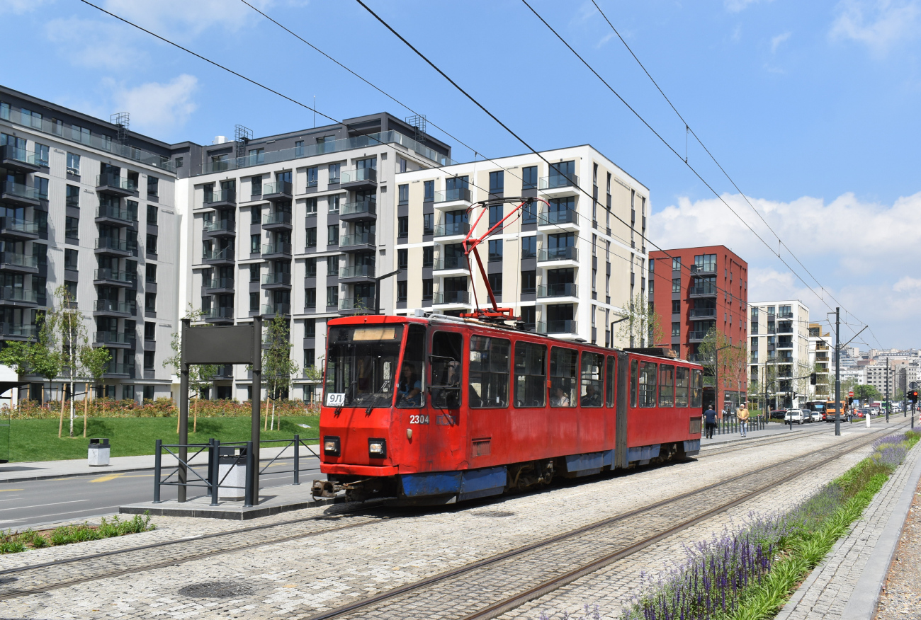 Белград, Tatra KT4YU № 2304