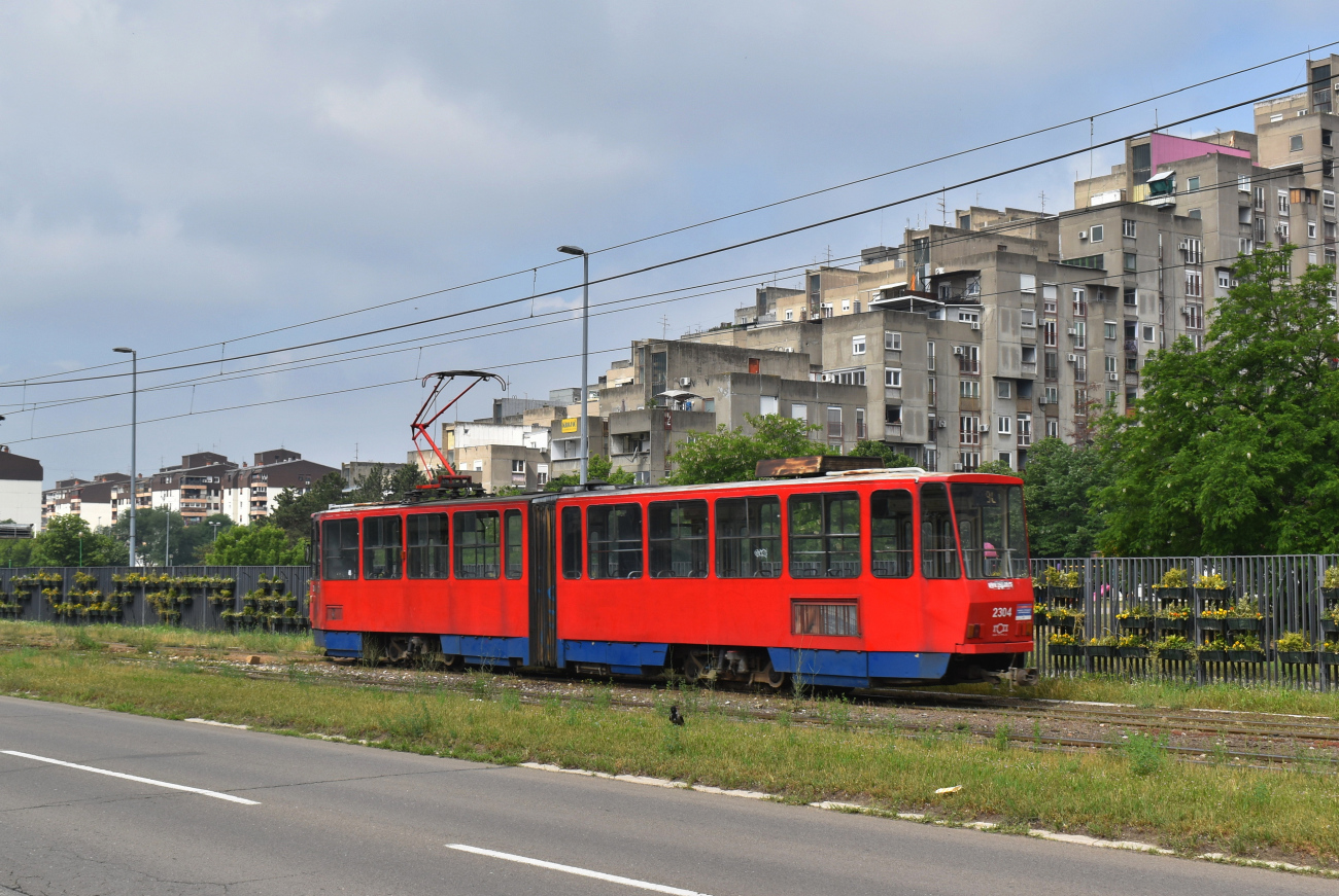 Белград, Tatra KT4YU № 2304