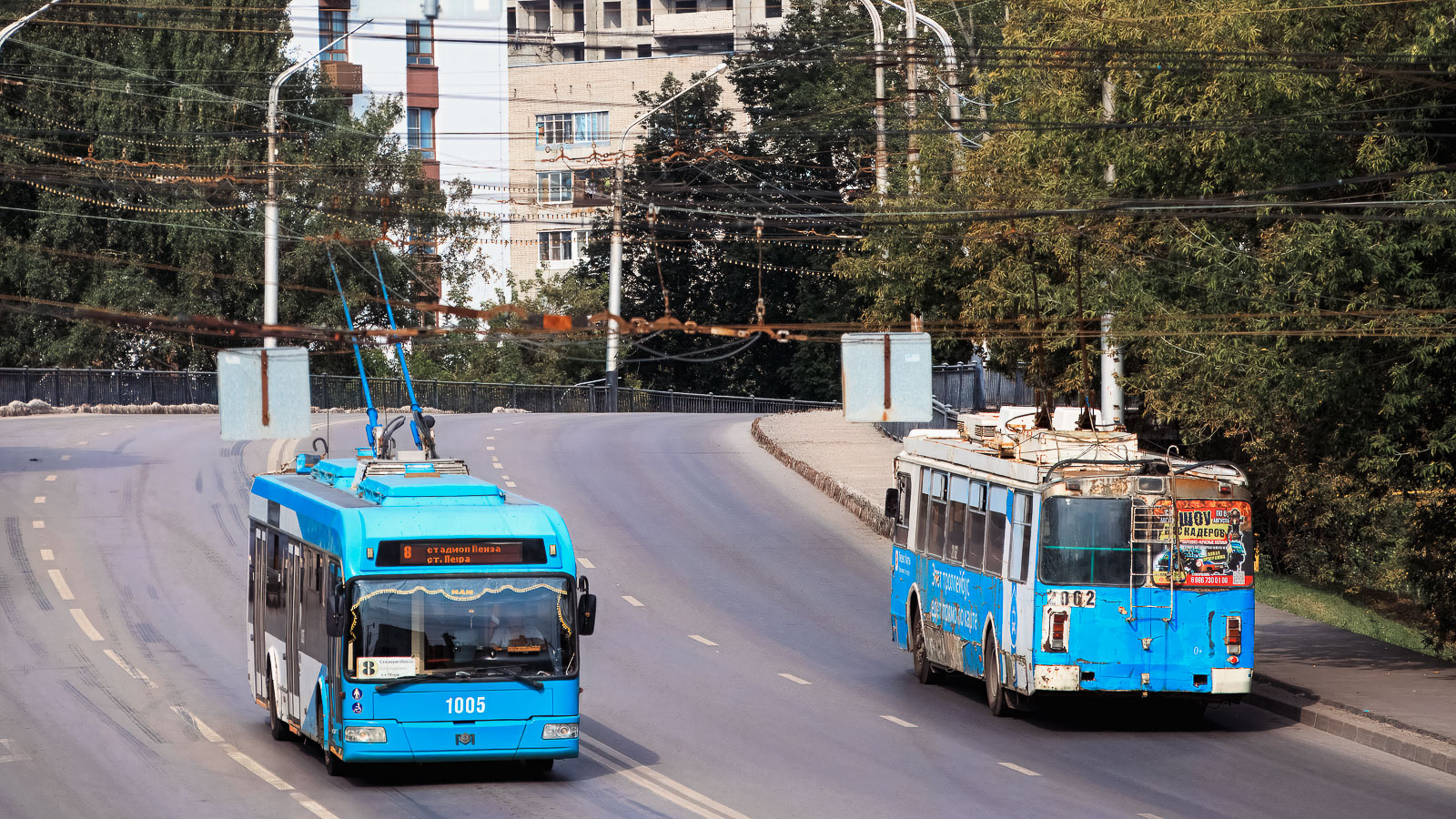 Пенза, БКМ 321 № 1005; Пенза, ЗиУ-682Г-016.02 № 2062