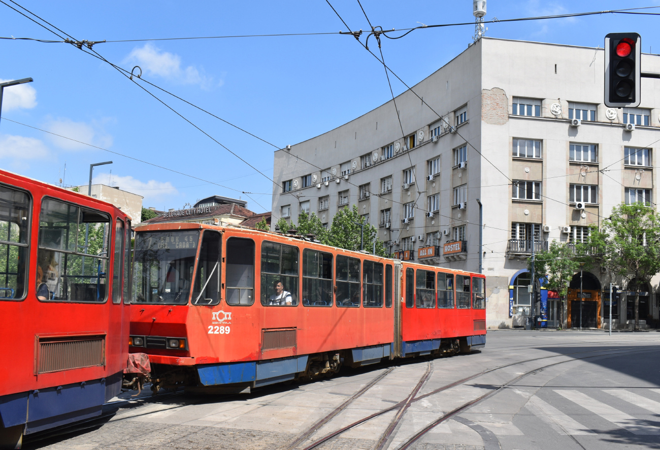 Белград, Tatra KT4YU-M № 2289