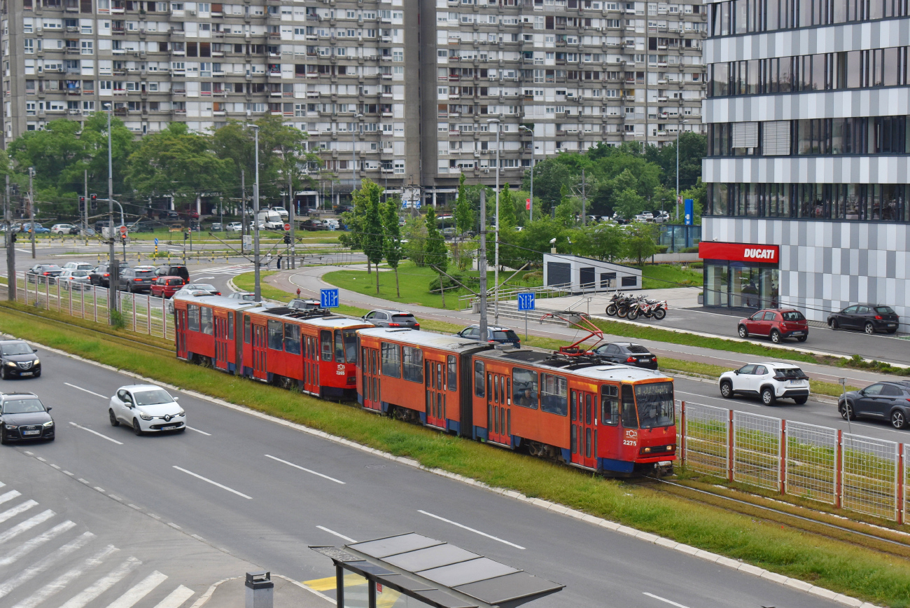 Белград, Tatra KT4YU-M № 2275