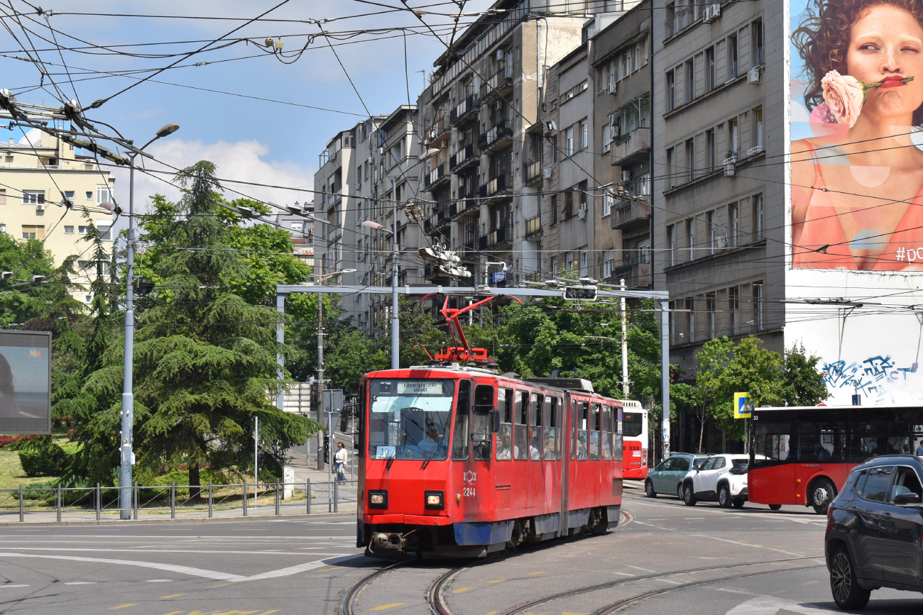 Белград, Tatra KT4YU № 2244