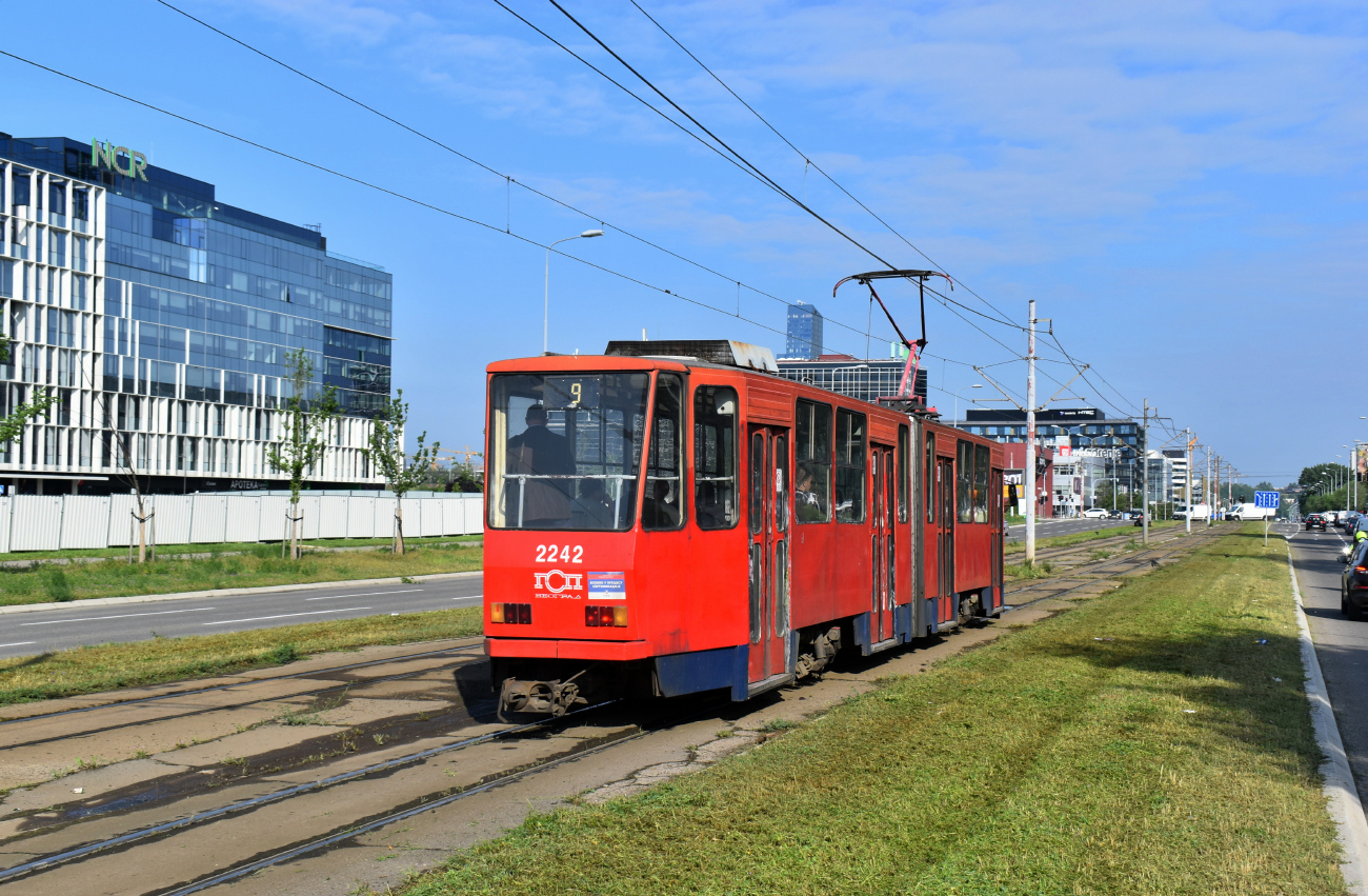 Белград, Tatra KT4YU № 2242
