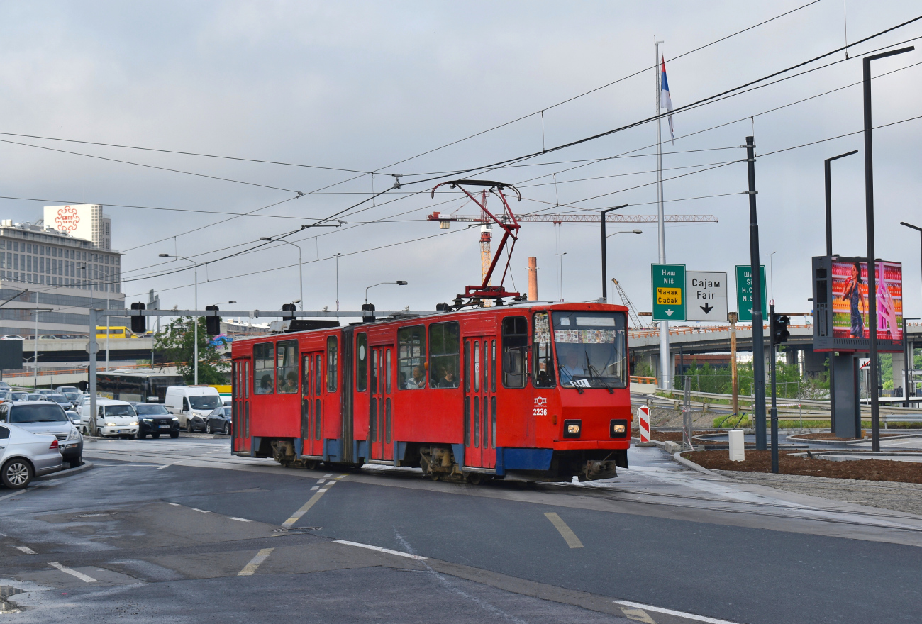 Белград, Tatra KT4YU № 2236