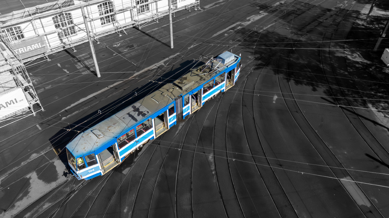 Tallinn, Tatra KT4SU — 104; Photomontage