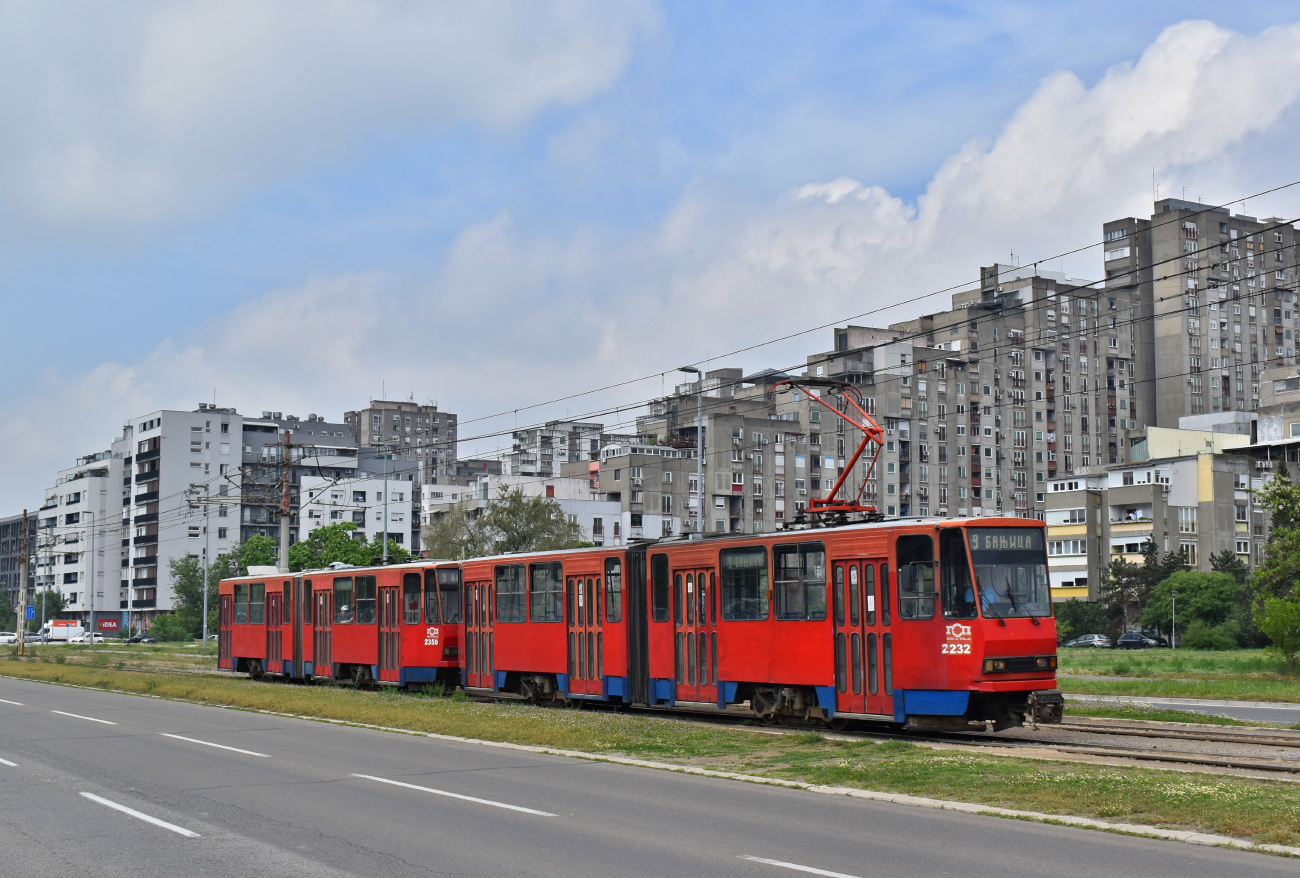 Белград, Tatra KT4YU-M № 2232