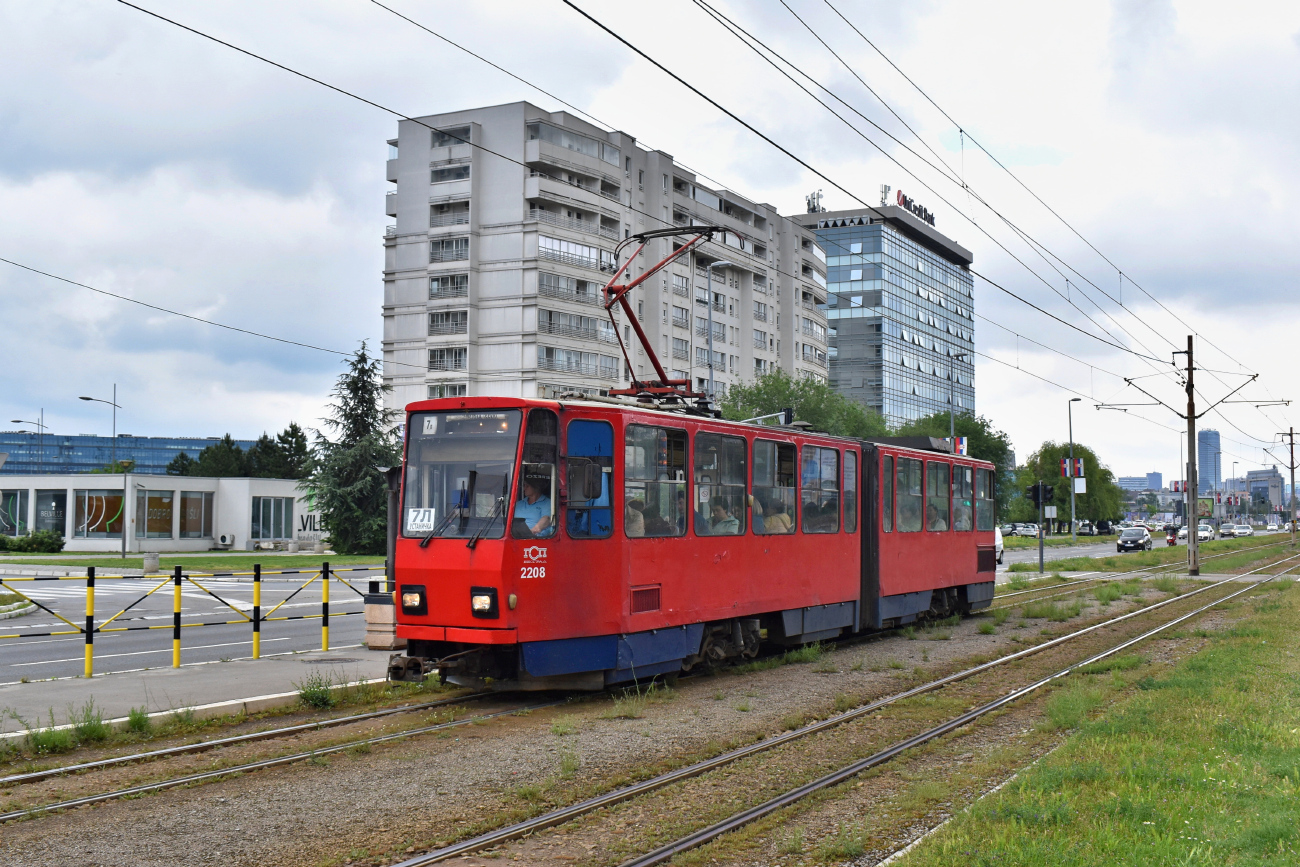 Белград, Tatra KT4YU № 2208