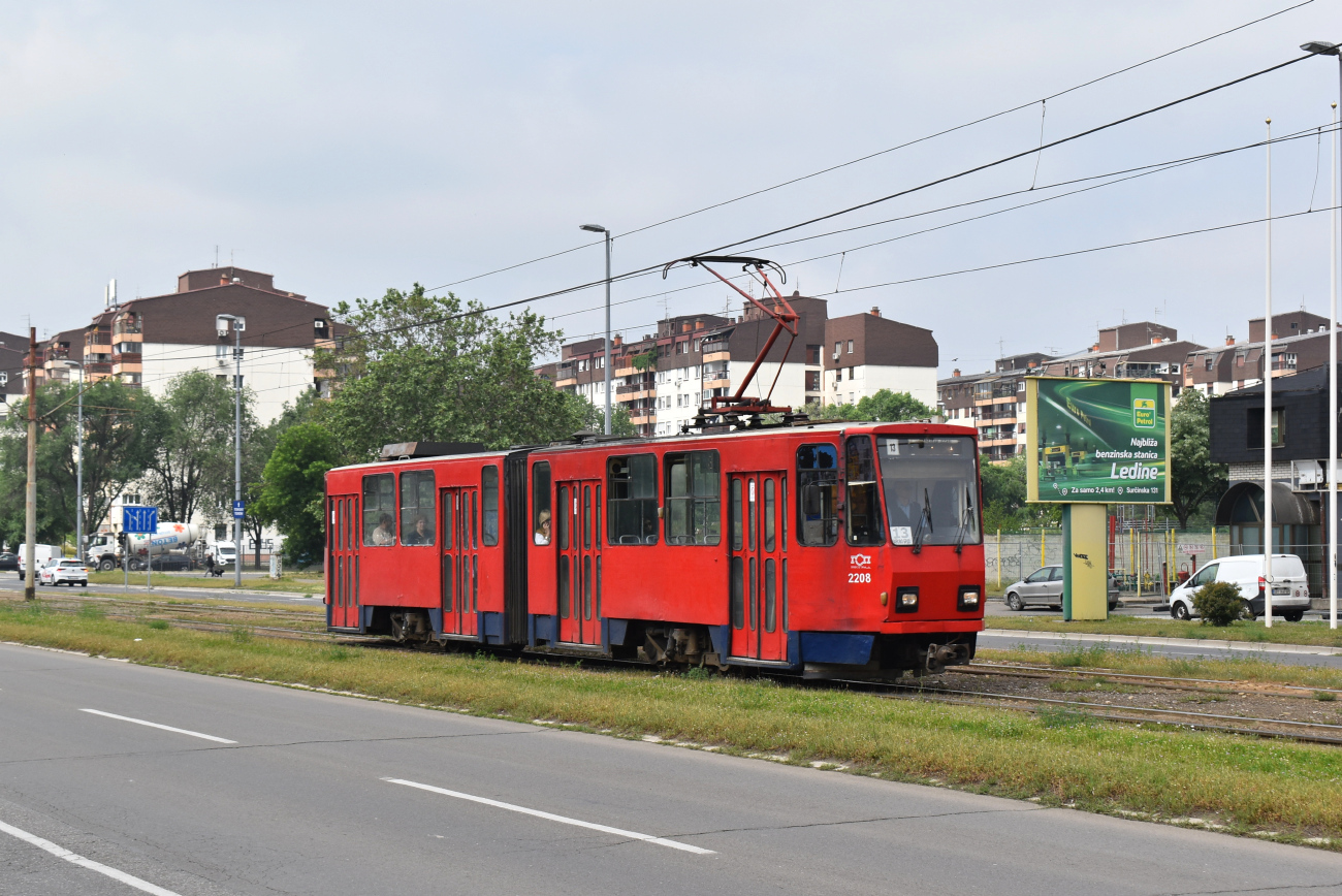 Белград, Tatra KT4YU № 2208
