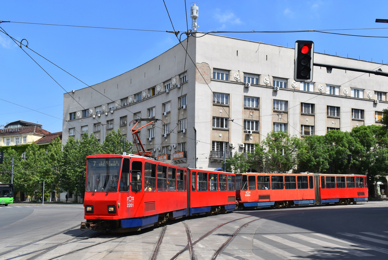 Белград, Tatra KT4YU-M № 2201